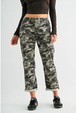 Milla Boyfriend Crop Camouflage Jean