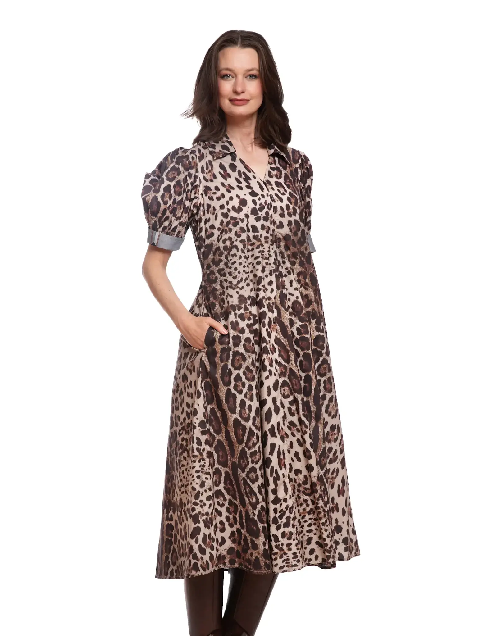 Dizzy LIzzie Montauk Cheetah Print Dress