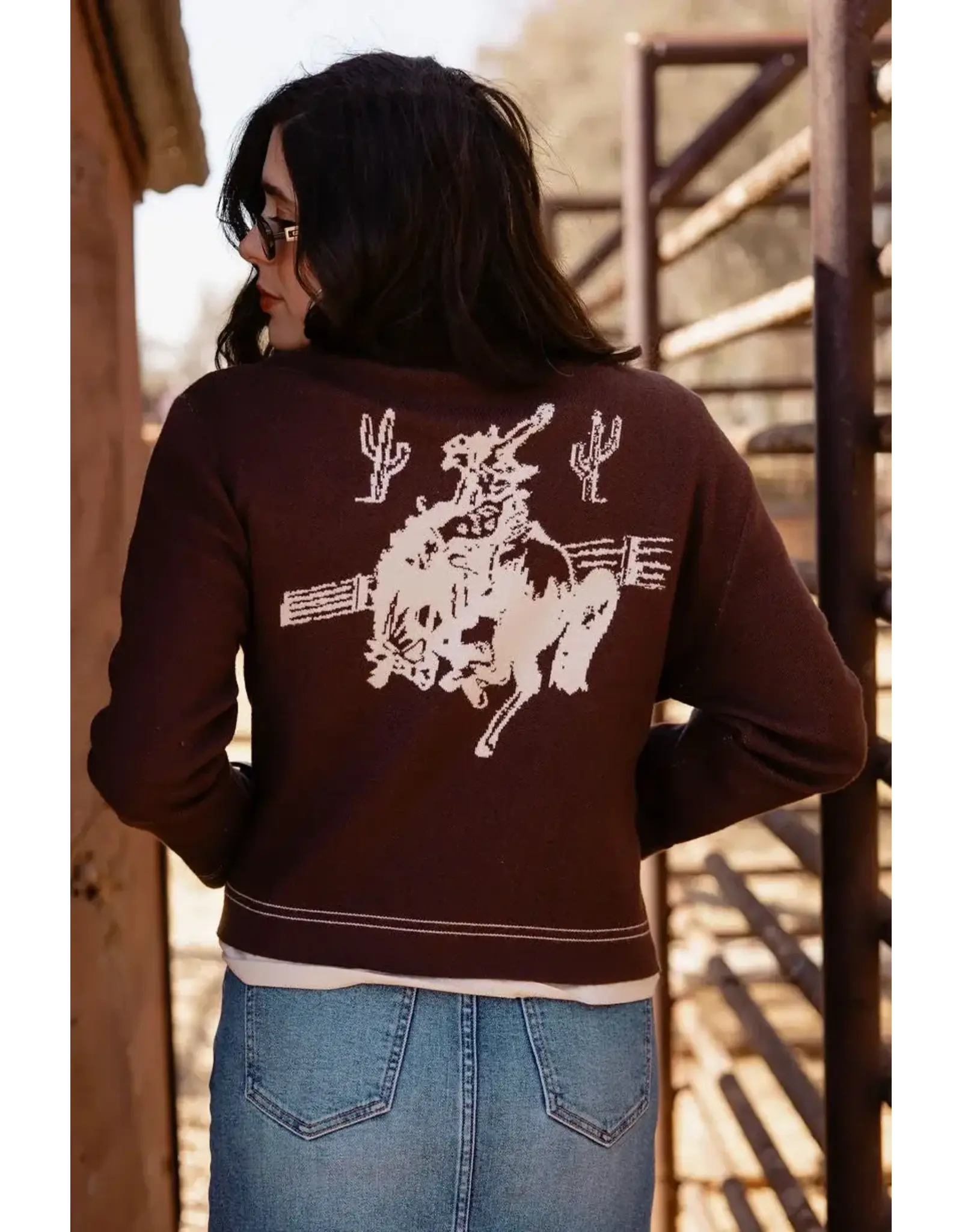 Rodeo Quincy Desert Cowboy Sweater