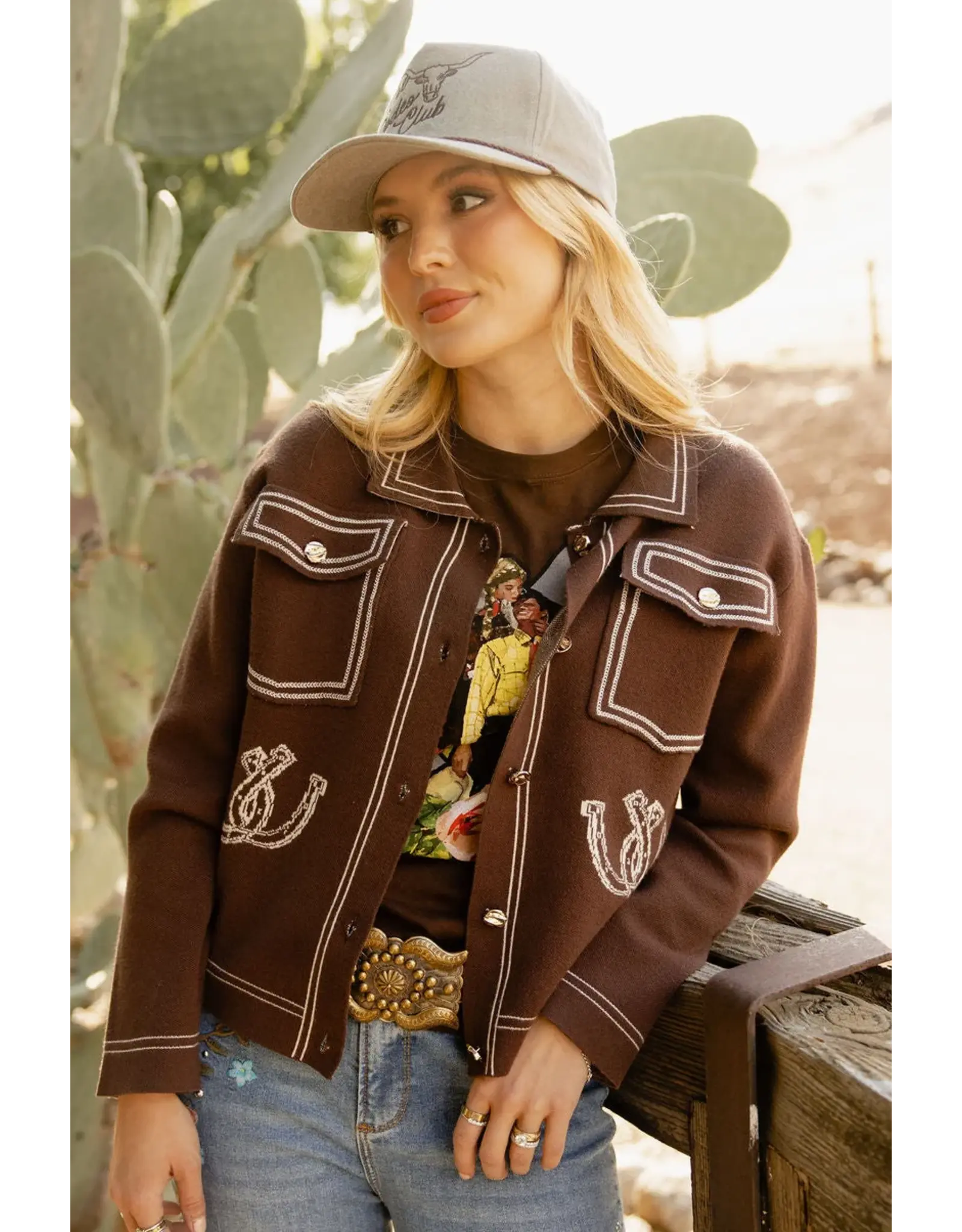 Rodeo Quincy Desert Cowboy Sweater