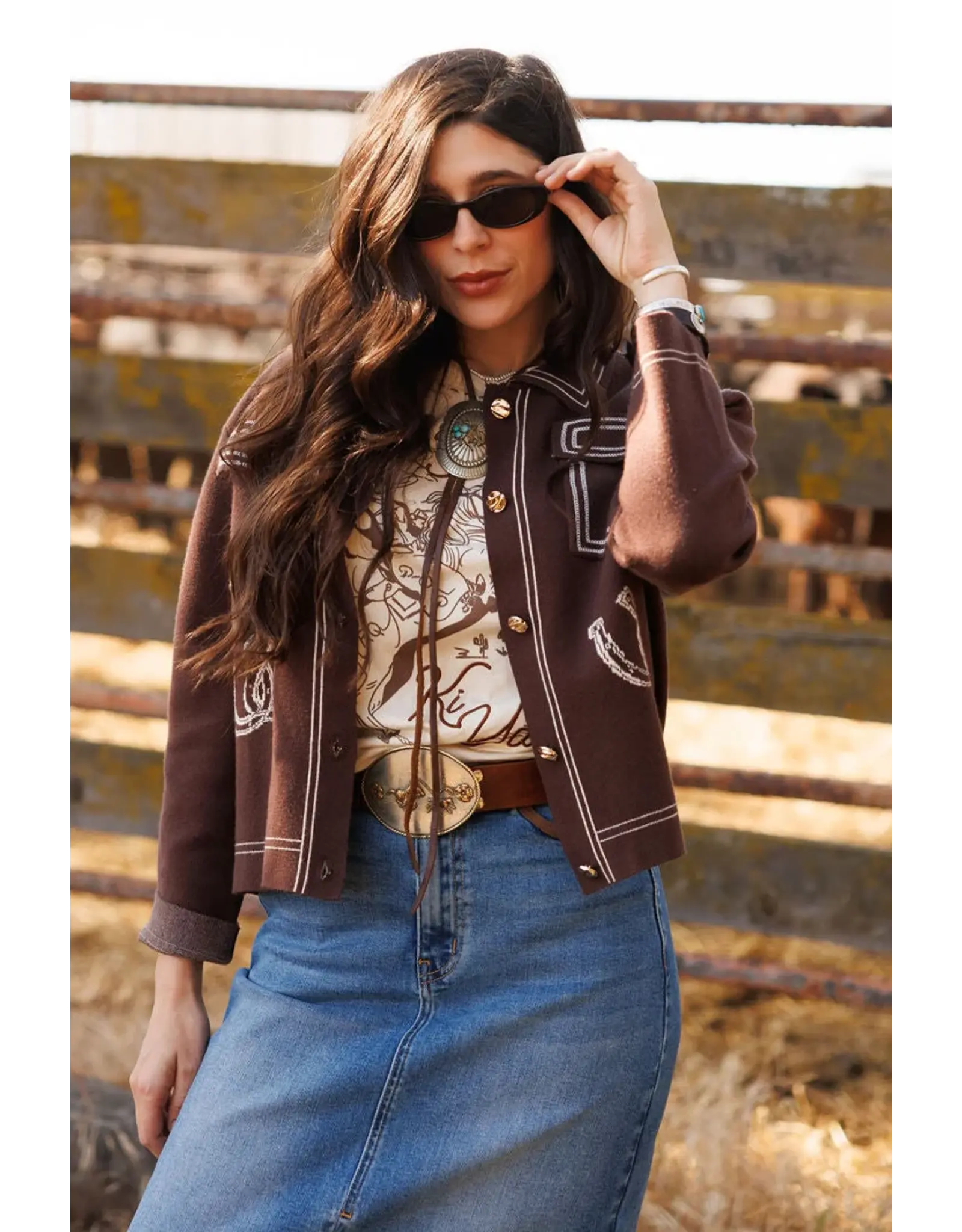 Rodeo Quincy Desert Cowboy Sweater