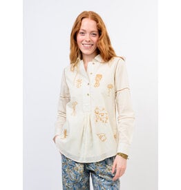 Sister Mary Sister Mary Milagro Long Sleeve Blouse