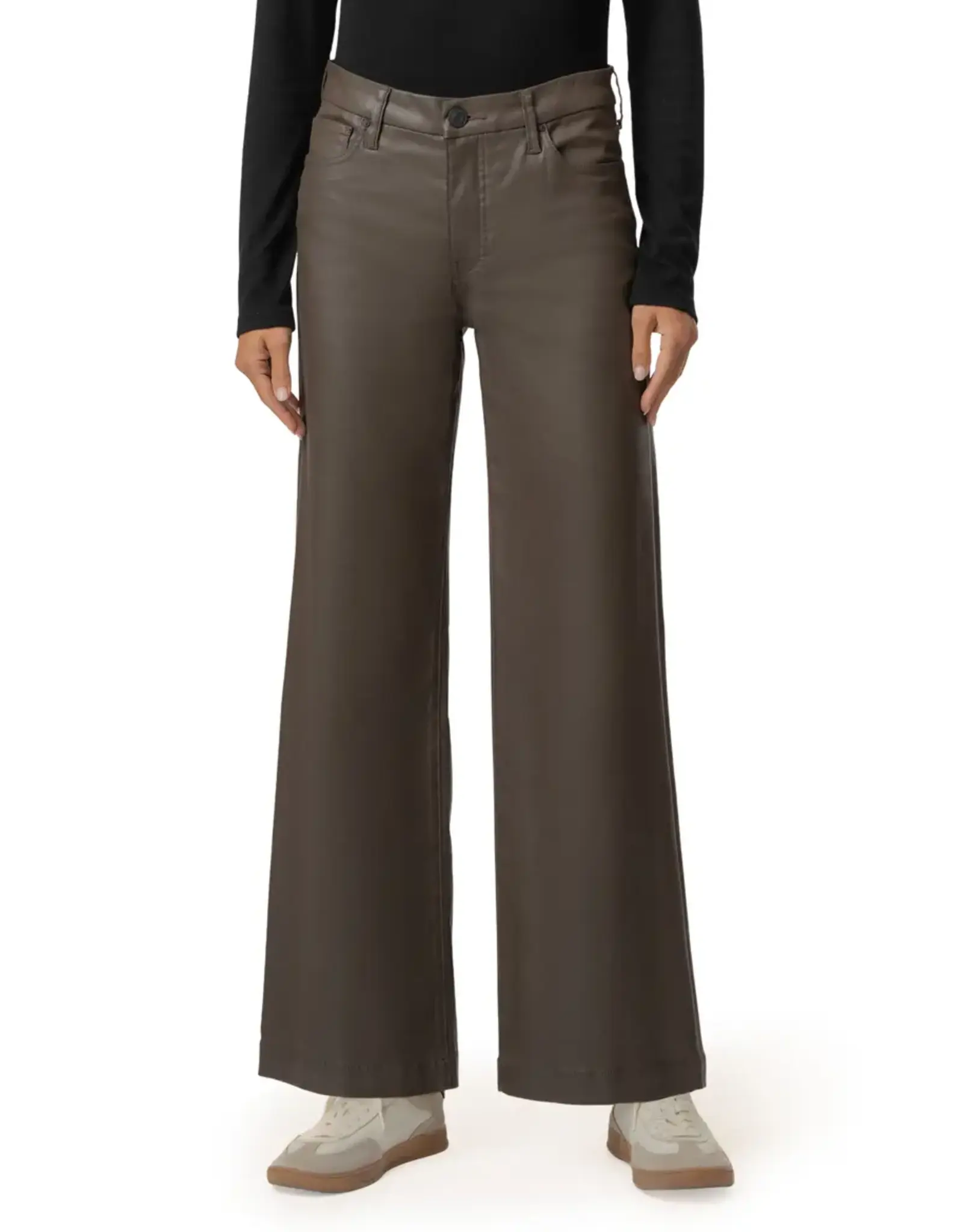 Kut from the Kloth / STS Blue KUT Meg Coated High Rise Wide Leg Ankle Jean Toffee