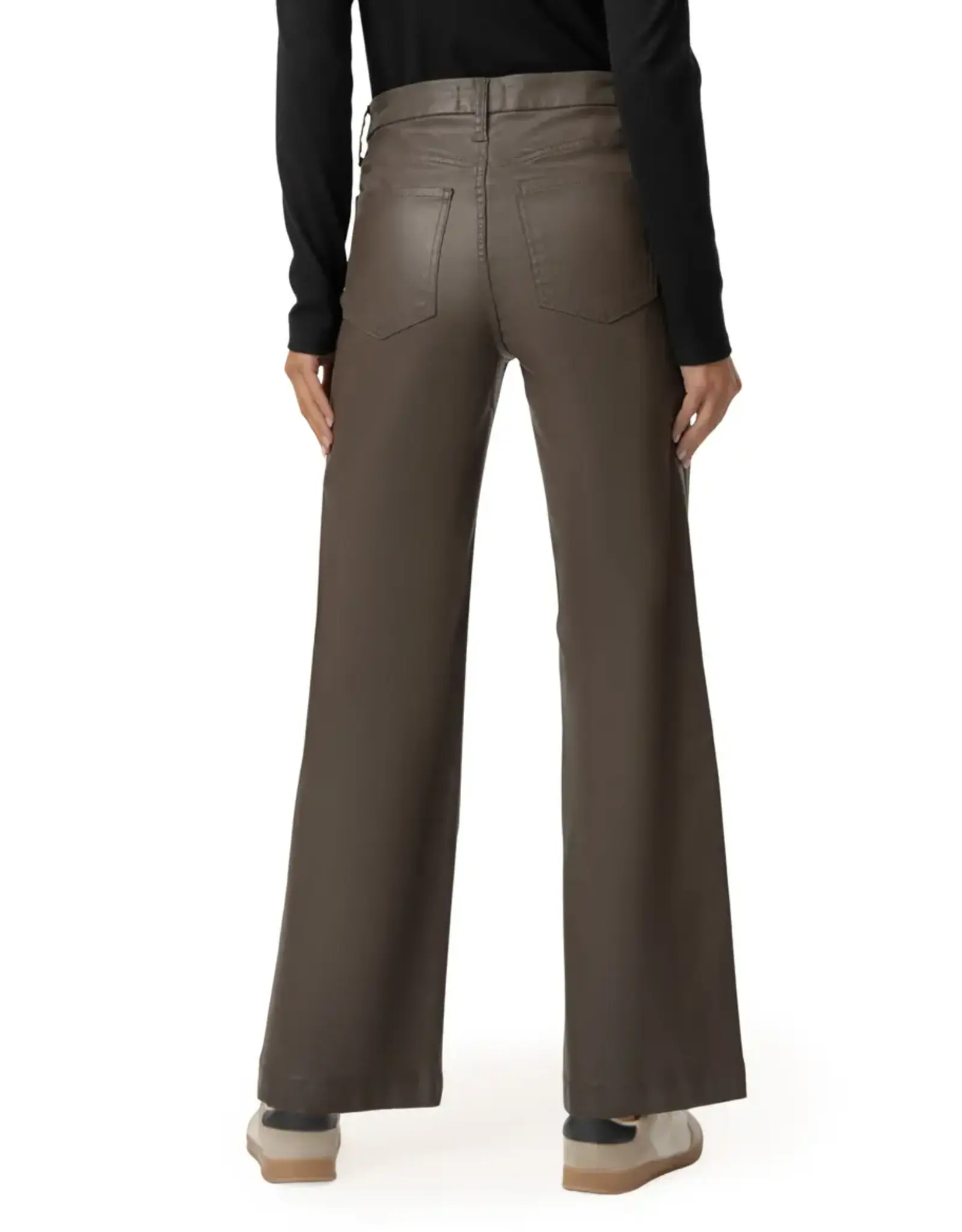 Kut from the Kloth / STS Blue KUT Meg Coated High Rise Wide Leg Ankle Jean Toffee