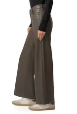Kut from the Kloth / STS Blue KUT Meg Coated High Rise Wide Leg Ankle Jean Toffee