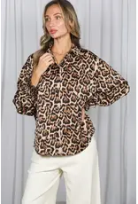 Vanessa Leopard Blouse