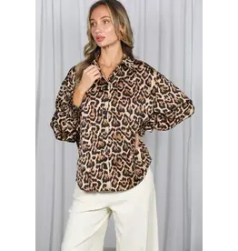 Vanessa Leopard Blouse