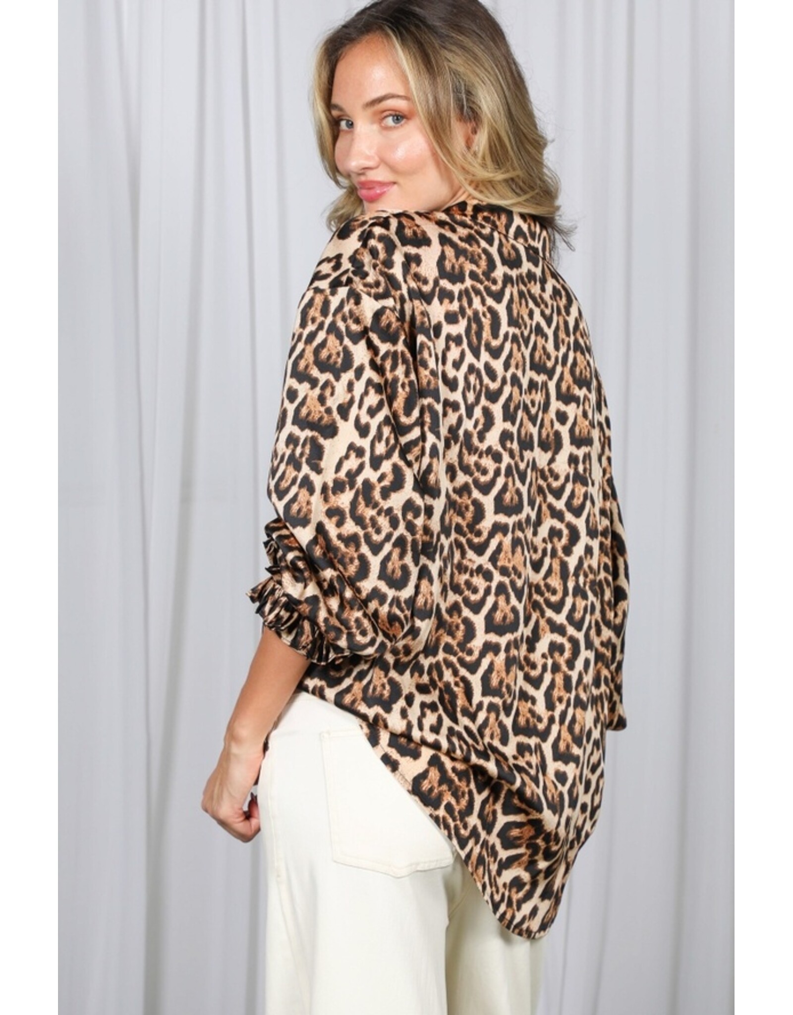 Vanessa Leopard Blouse