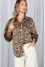 Vanessa Leopard Blouse