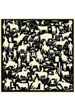 Cowboy Silhouette Jacquard Silk Scarf