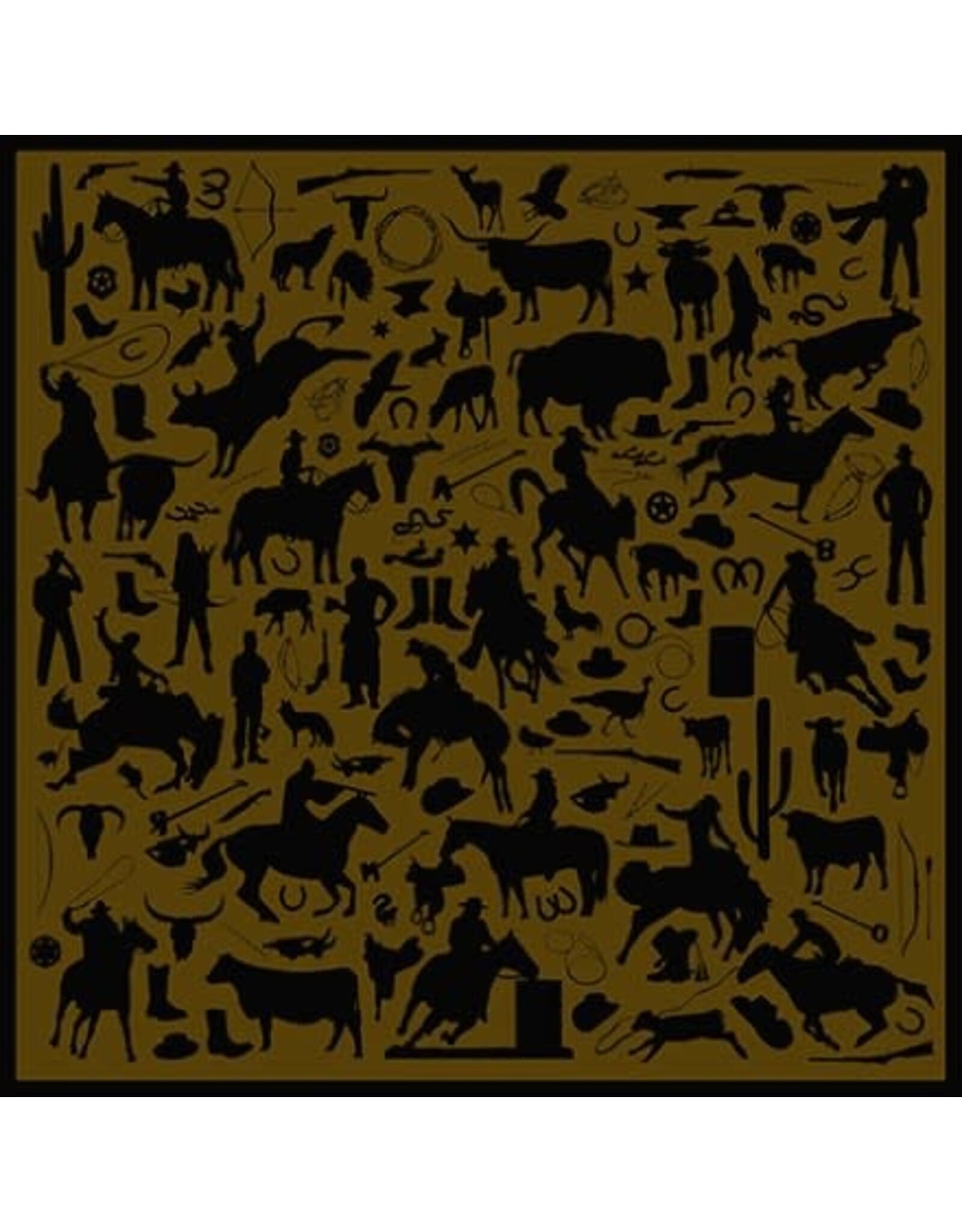Cowboy Silhouette Jacquard Silk Scarf