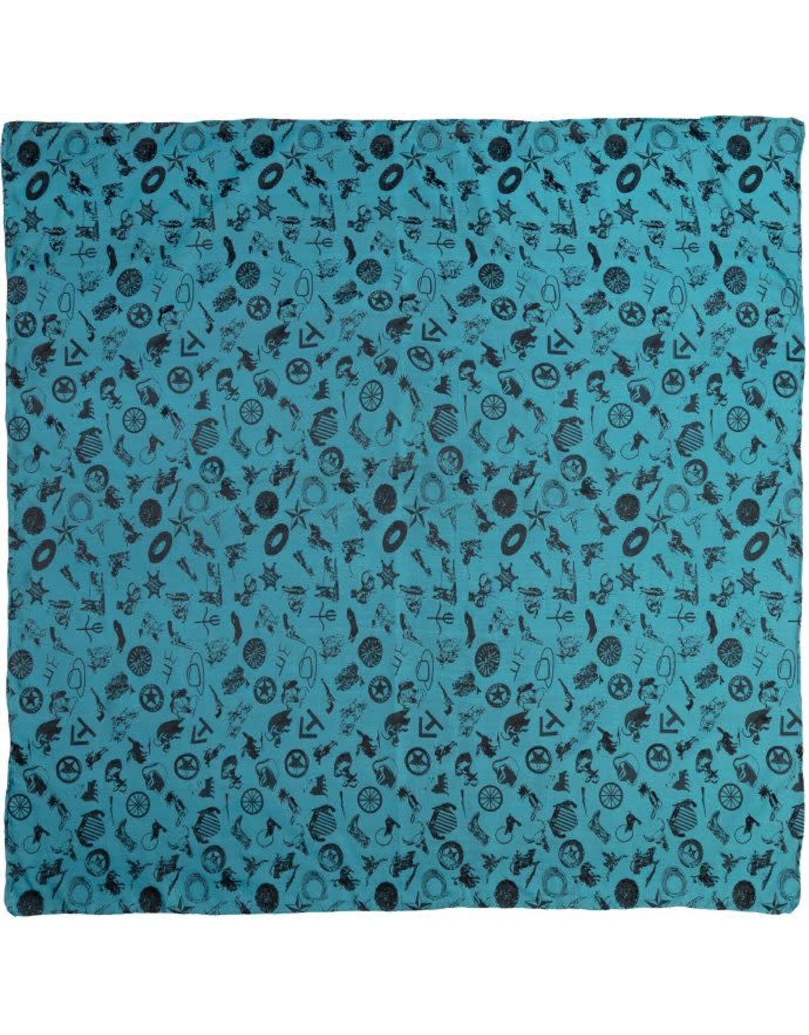 Cowboy Baroque Silk Scarf