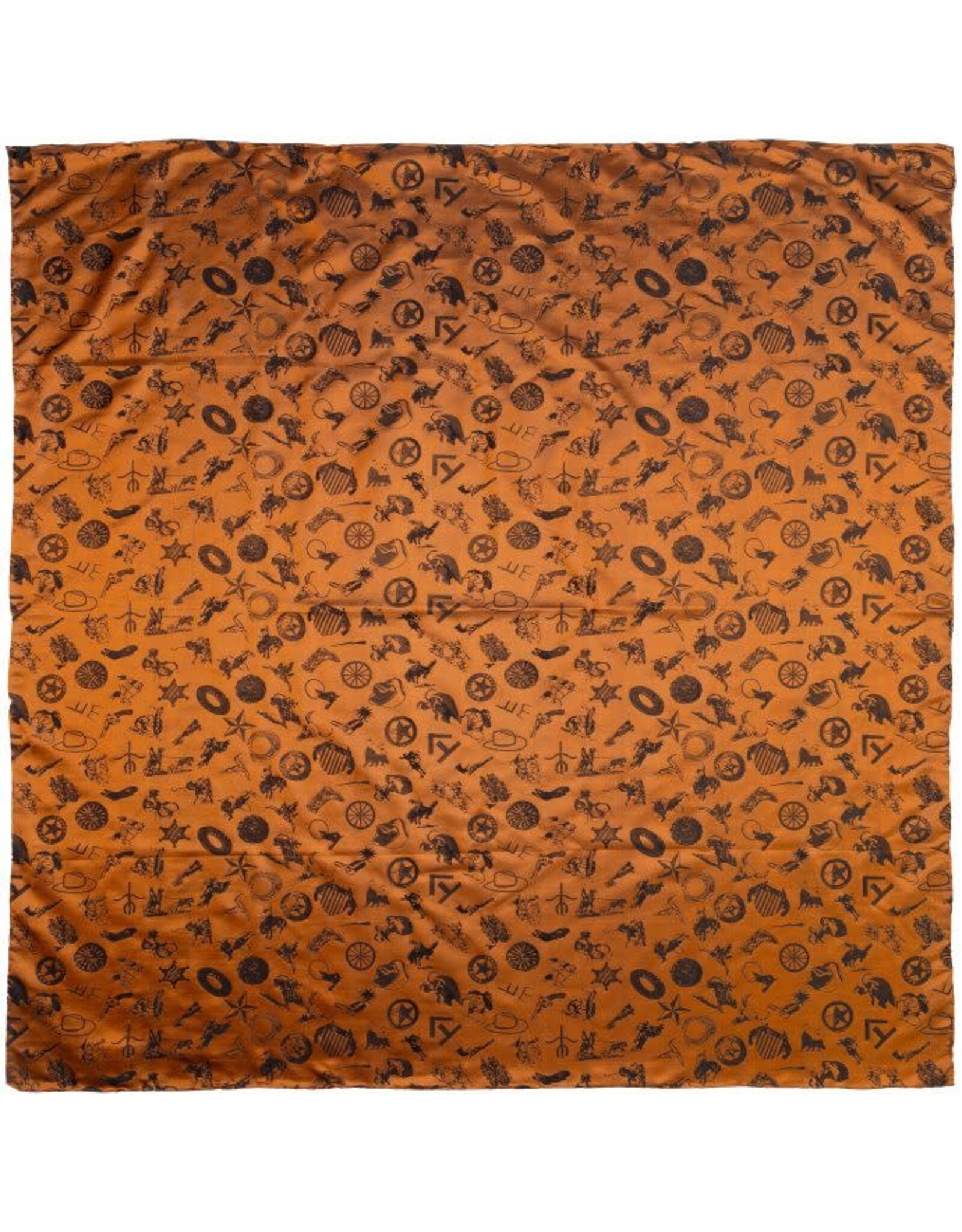Cowboy Baroque Silk Scarf