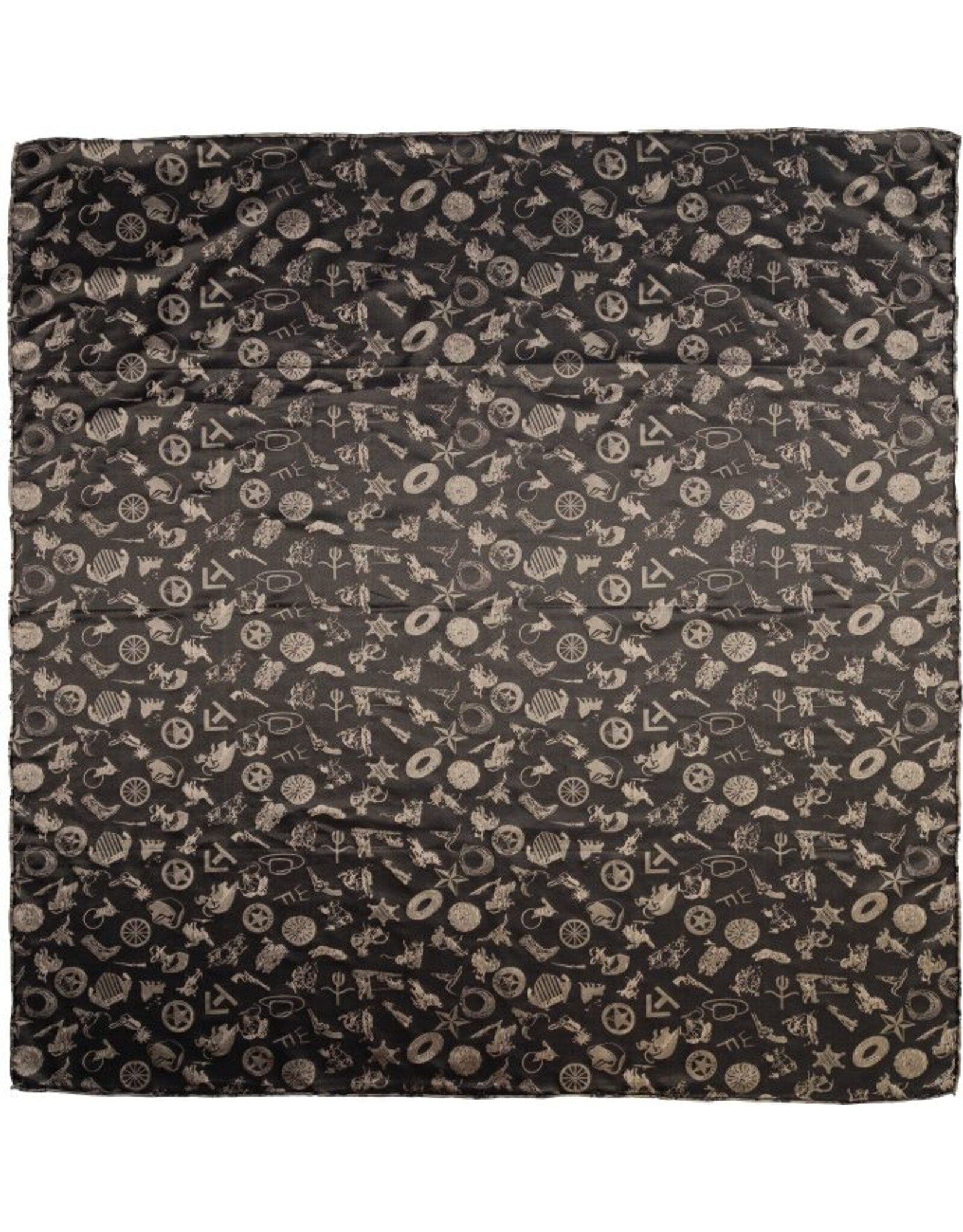 Cowboy Baroque Silk Scarf