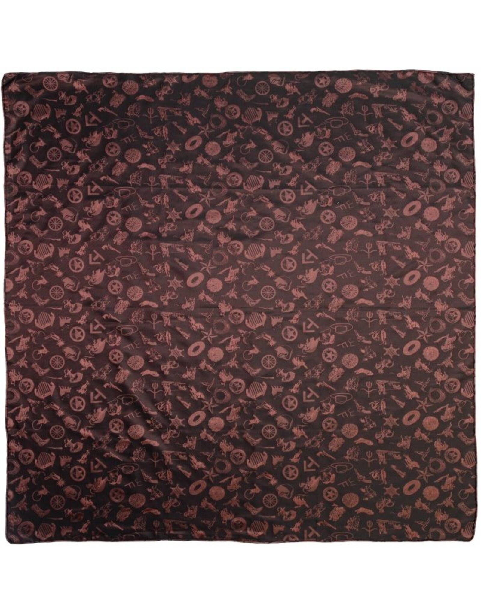 Cowboy Baroque Silk Scarf