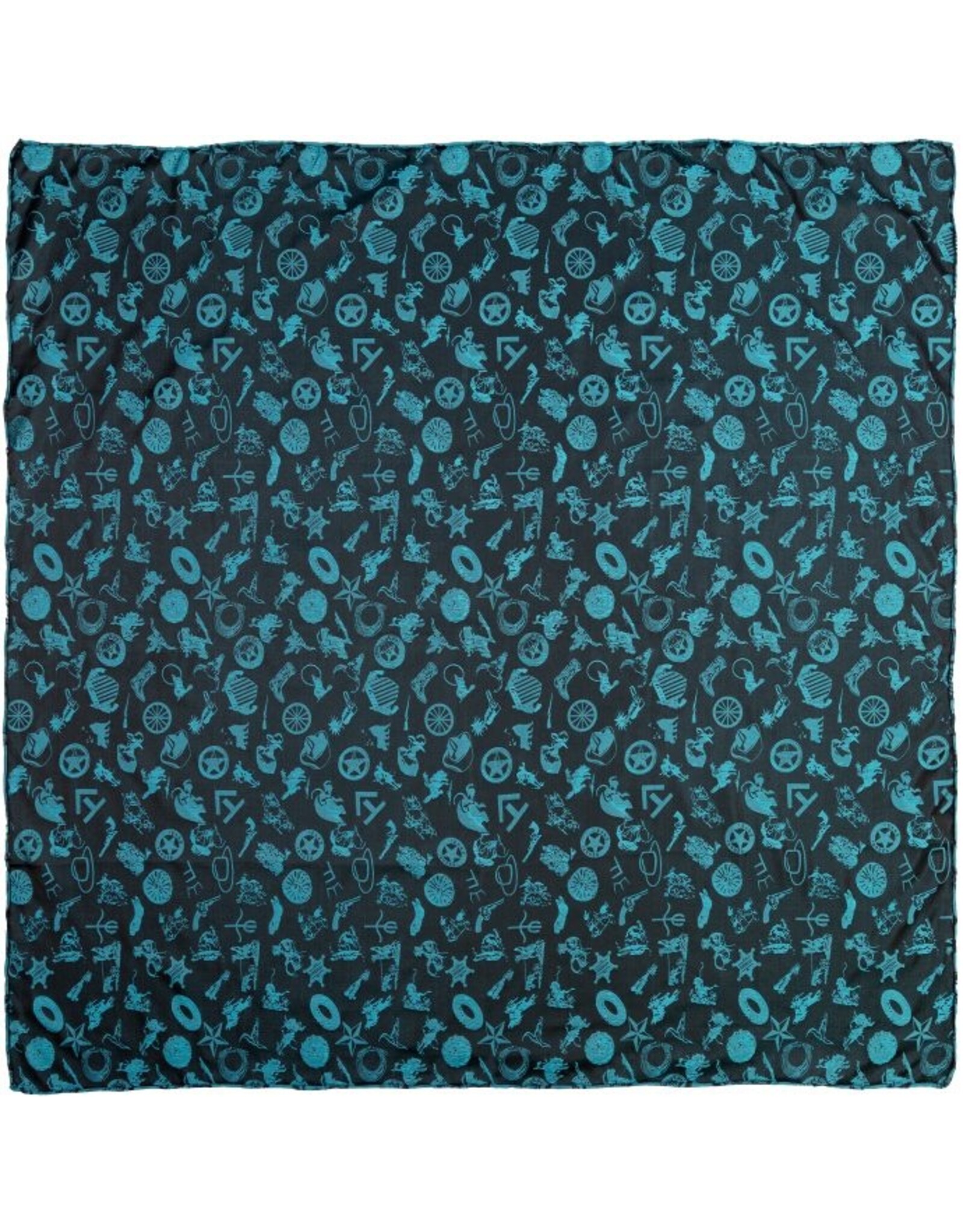 Cowboy Baroque Silk Scarf