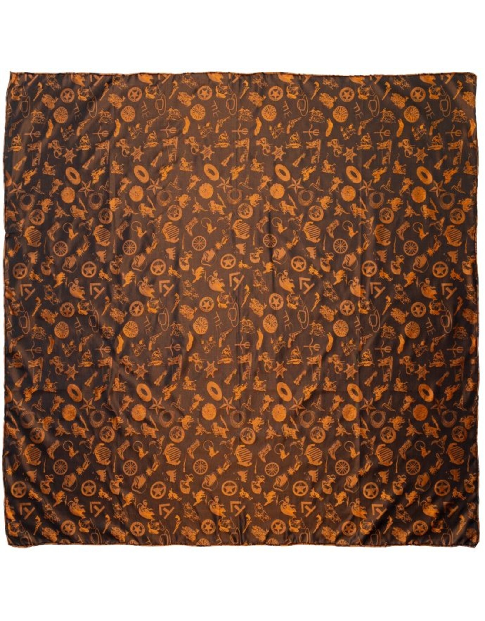 Cowboy Baroque Silk Scarf