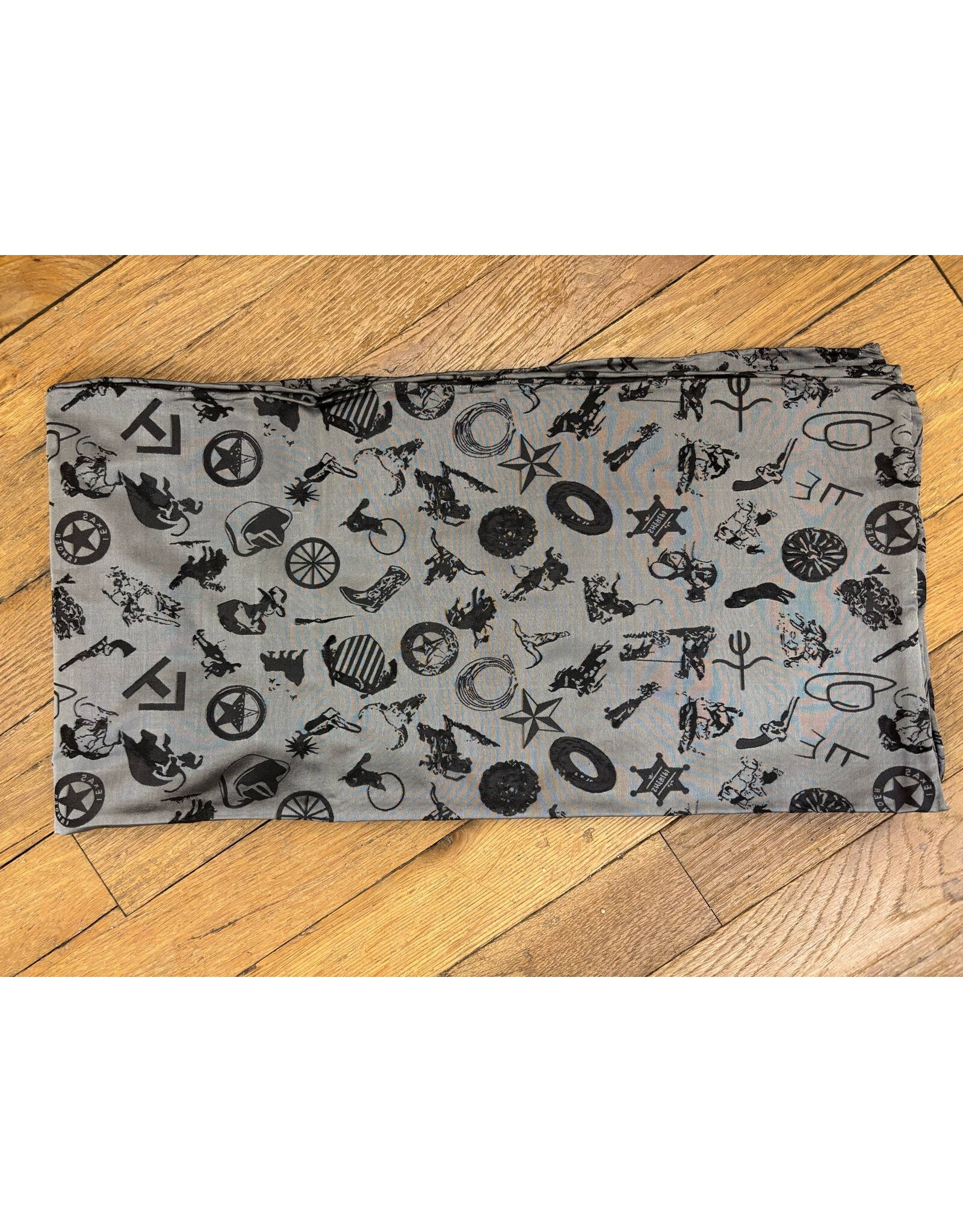 Cowboy Baroque Silk Scarf