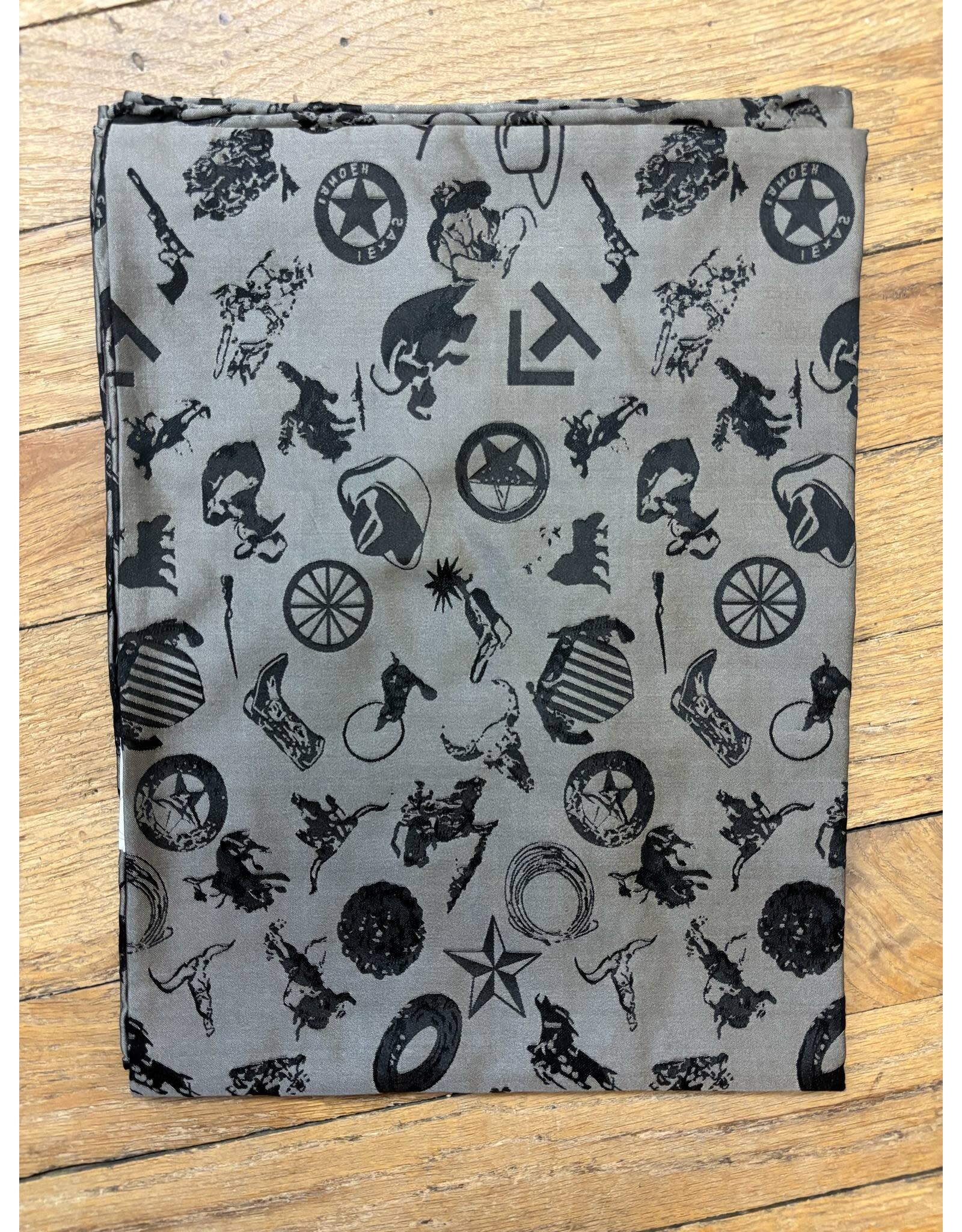 Cowboy Baroque Silk Scarf