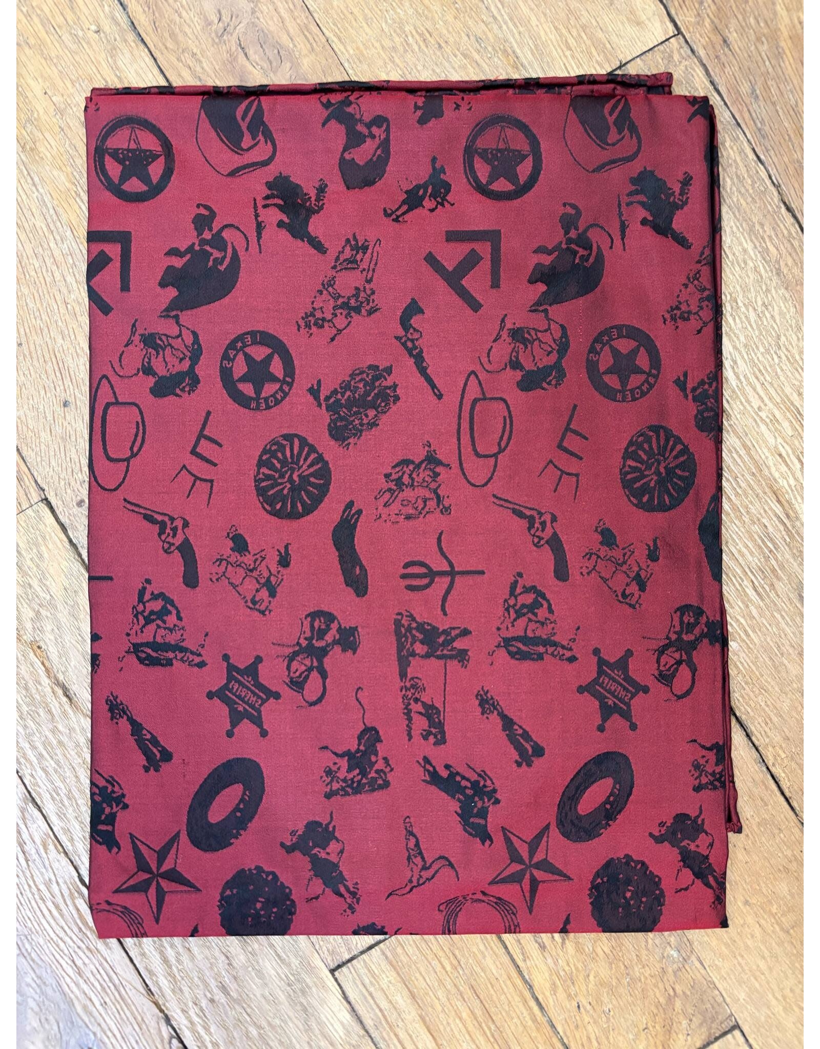 Cowboy Baroque Silk Scarf