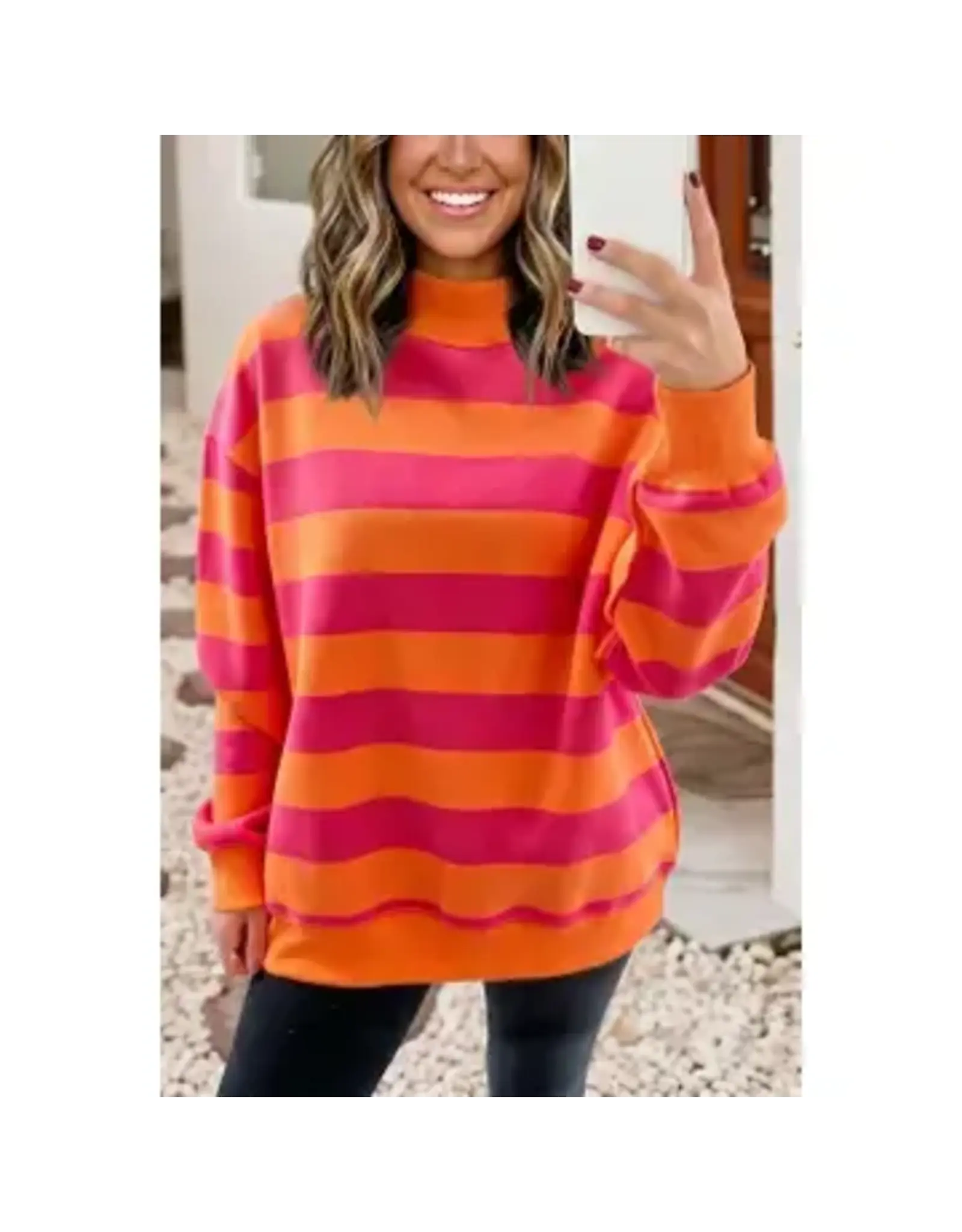 Candy Stripe Sweatshirt