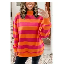 Candy Stripe Sweatshirt