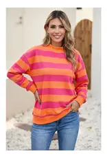 Candy Stripe Sweatshirt