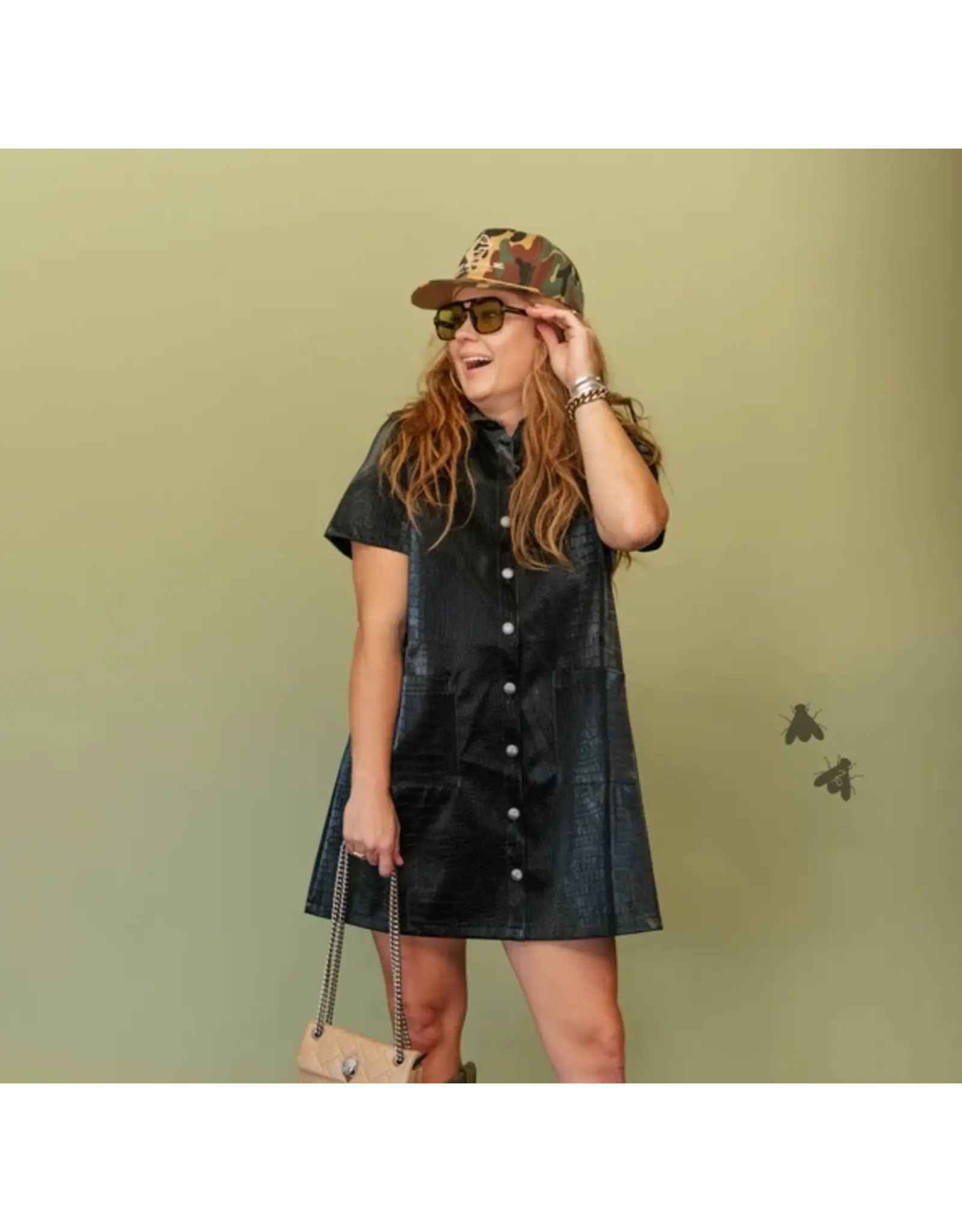 Tha Wild Edit Black Mini Dress