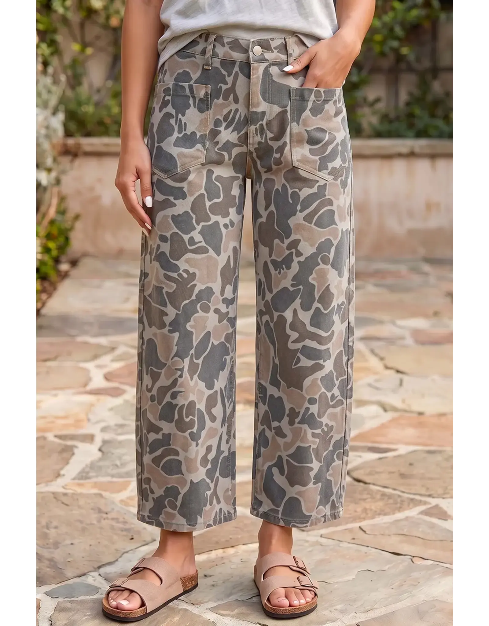 Cari Camouflage Jeans