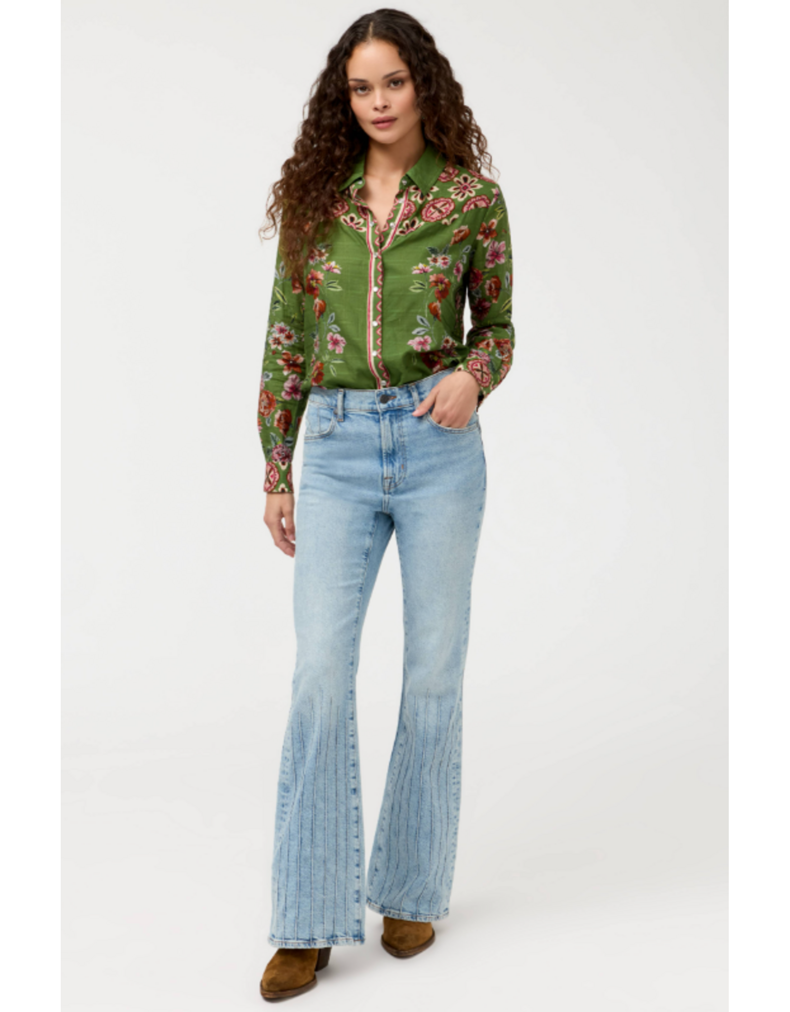 Johnny Was Johnny Was Vintage Western Shirt Zarima