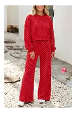 Holly Red Polka Dot Set