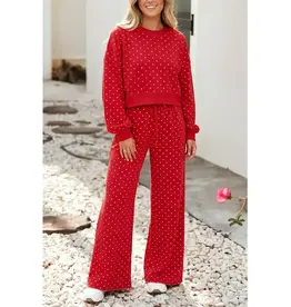Holly Red Polka Dot Set