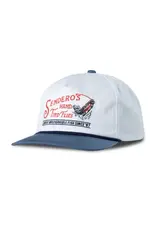 Sendero Hand Tied Flies Hat White/Navy