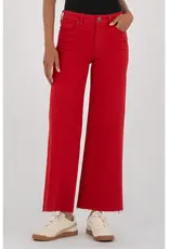 Kut from the Kloth / STS Blue KUT Meg High Rise Fab Ab Wide Leg Jean Ruby Red