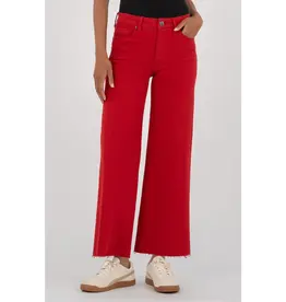 Kut from the Kloth / STS Blue KUT Meg High Rise Fab Ab Wide Leg Jean Ruby Red