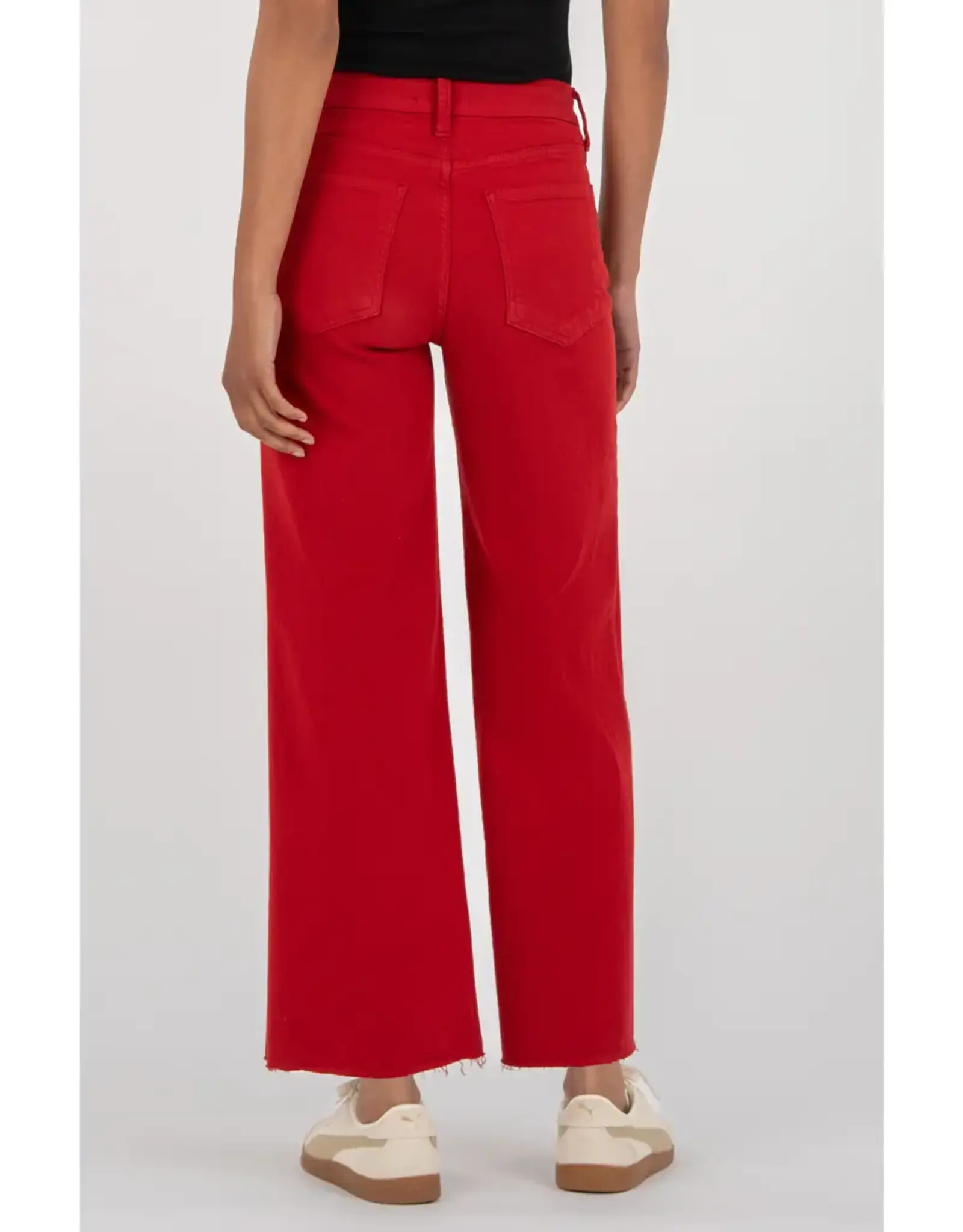 Kut from the Kloth / STS Blue KUT Meg High Rise Fab Ab Wide Leg Jean Ruby Red