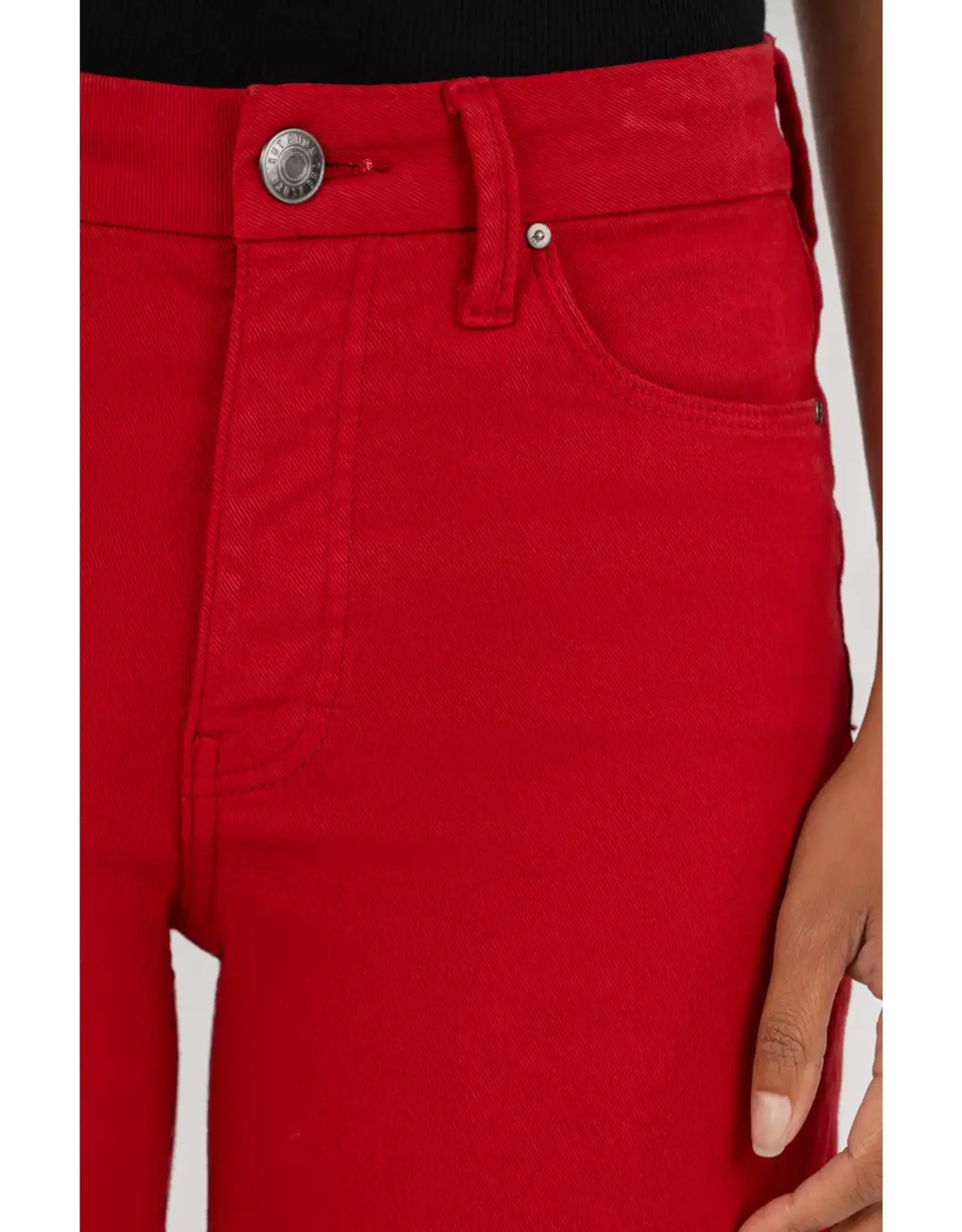 Kut from the Kloth / STS Blue KUT Meg High Rise Fab Ab Wide Leg Jean Ruby Red