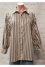 Stella Brown Stripe Shirt