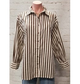 Stella Brown Stripe Shirt