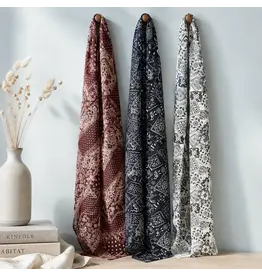 Bandana Print Long Scarf / Belt