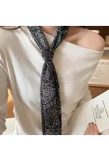 Bandana Print Long Scarf / Belt