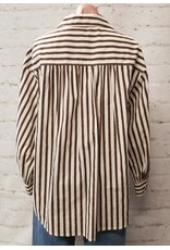 Stella Brown Stripe Shirt