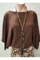Valena Dolman Sleeve Knit Sweater