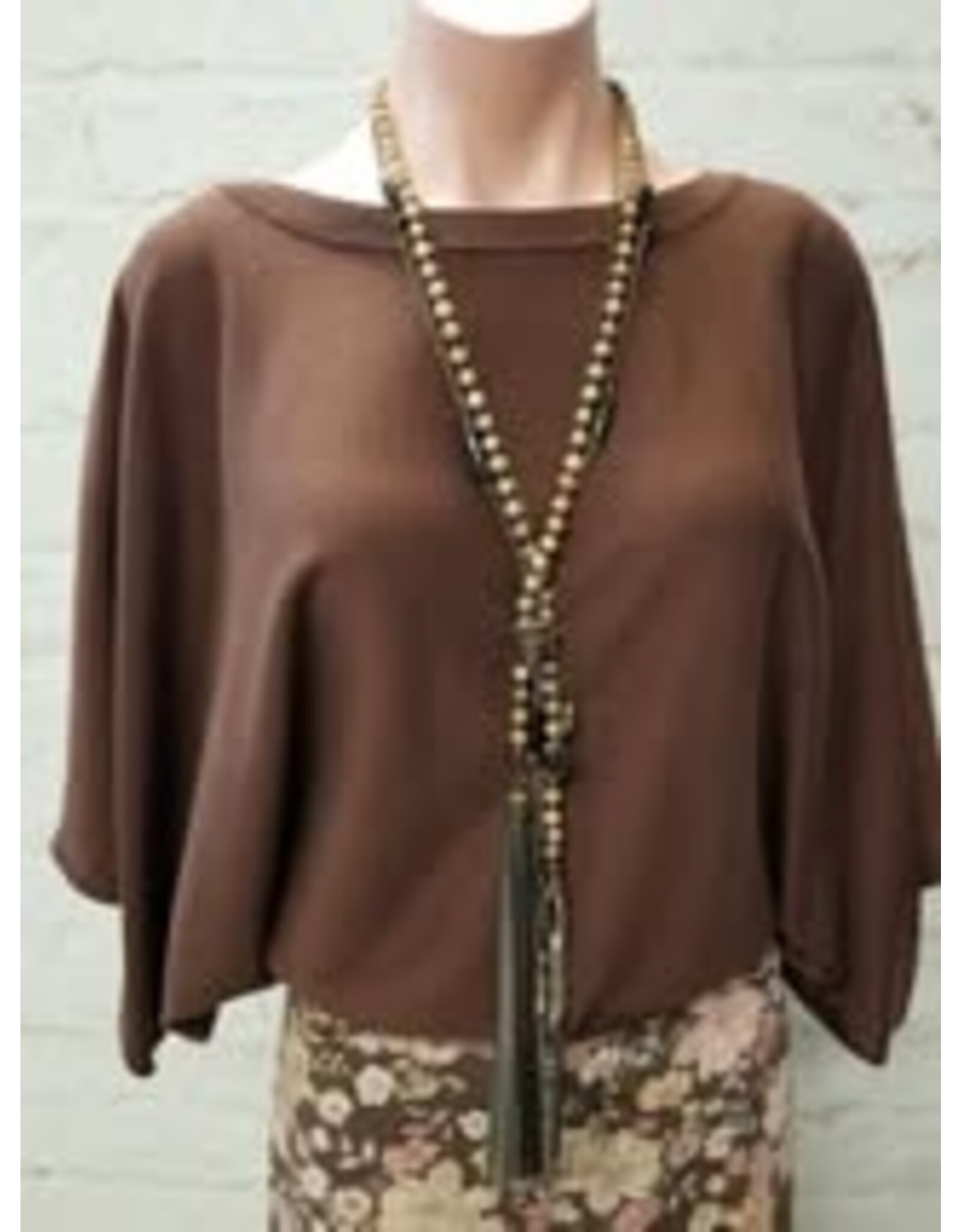 Valena Dolman Sleeve Knit Sweater