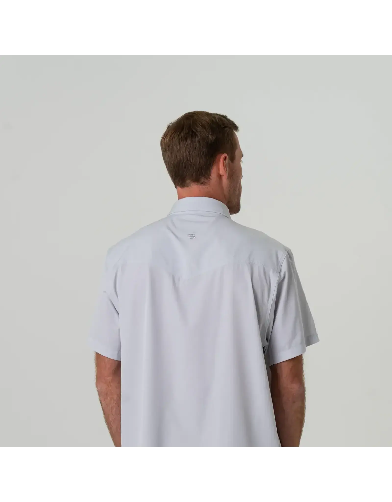 Burlebo Burlebo Performance Western Shirt - Light Grey