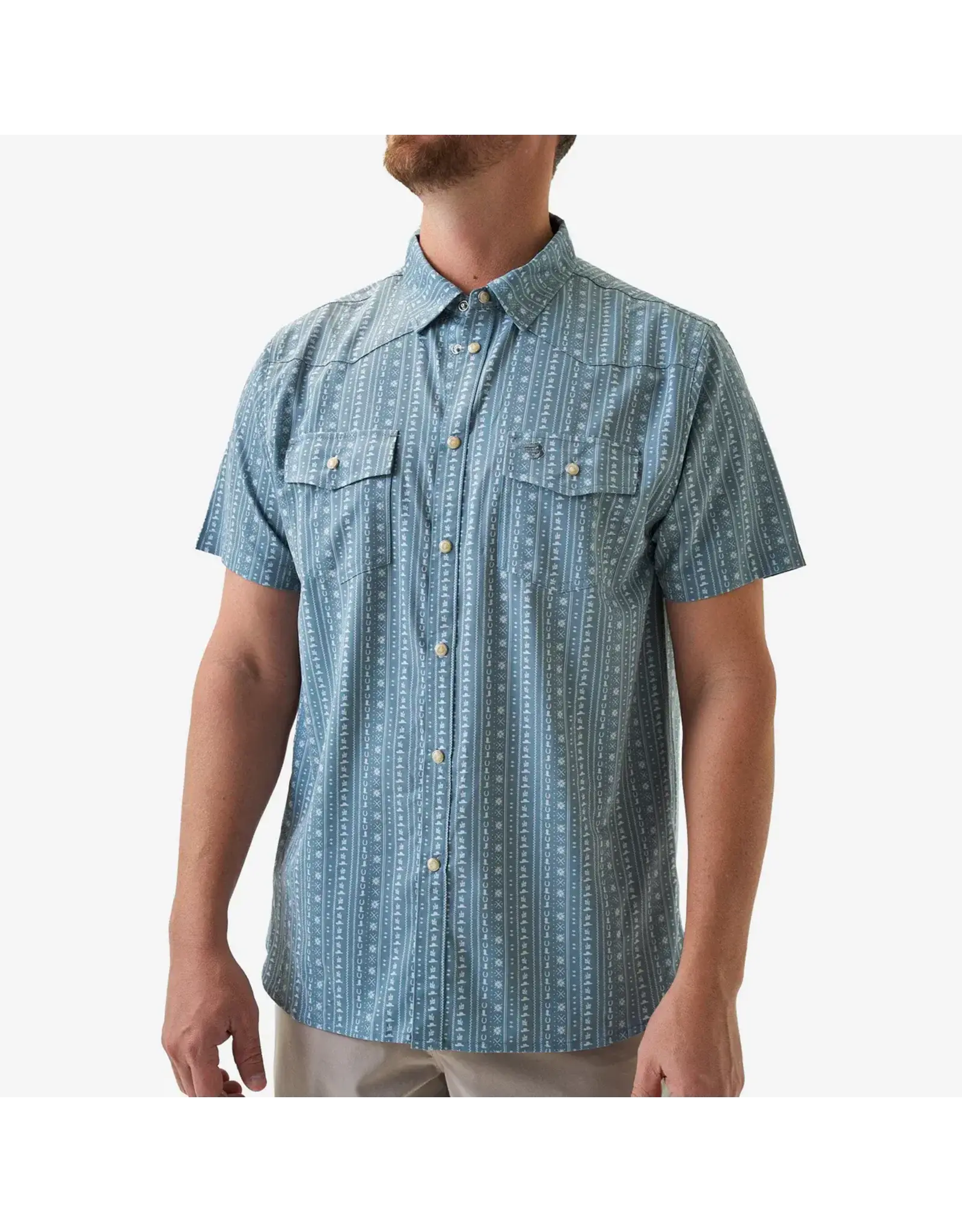 Burlebo Burlebo Performance Western Shirt BURLEBO Ranch Sage
