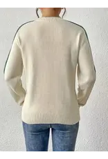 Rainbow Stripe Ivory Sweater