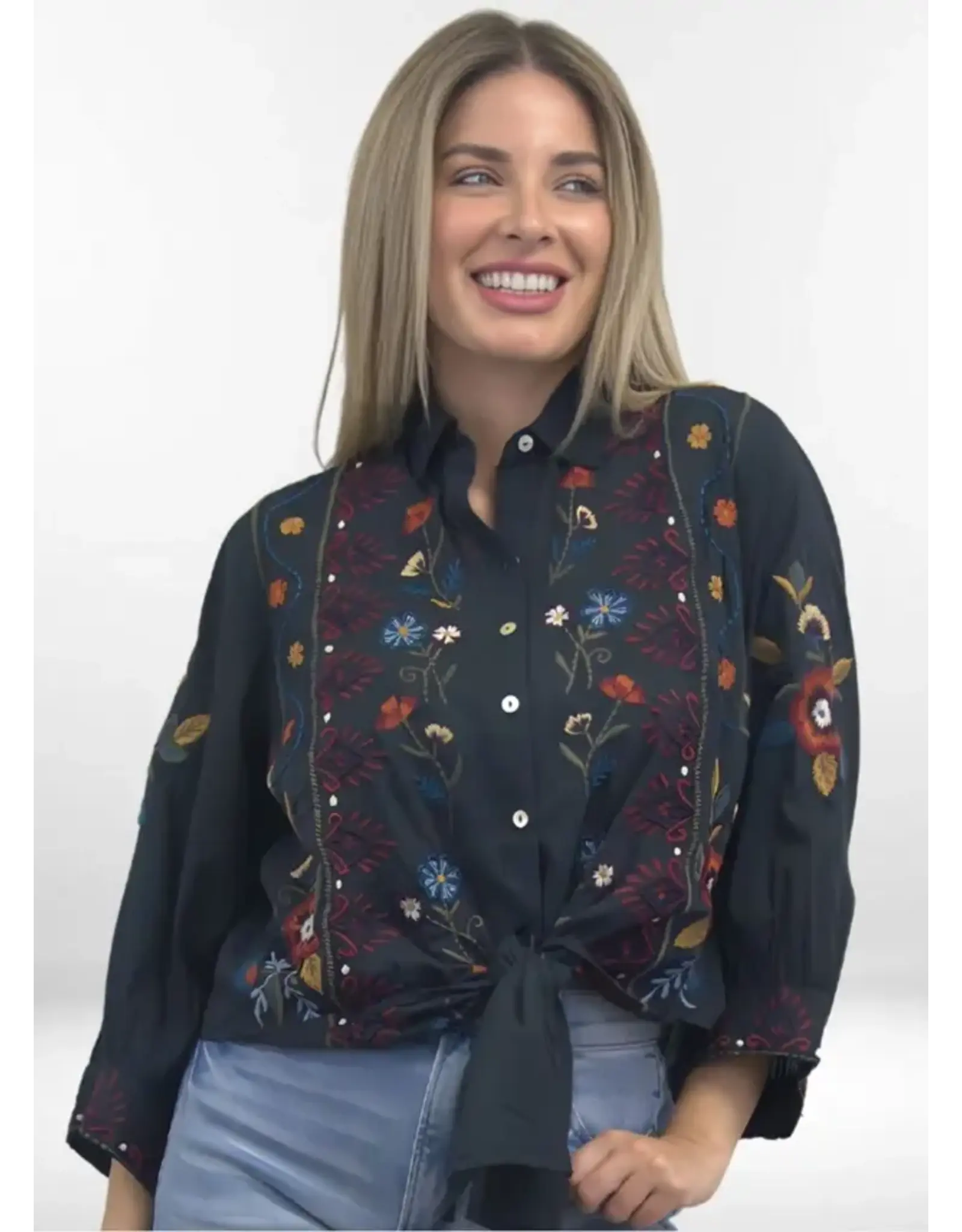 Kyla Seo Jules Blouse Black