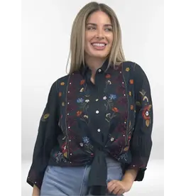 Kyla Seo Jules Blouse Black
