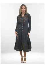 Kyla Seo Esvi Dress Lava Rock